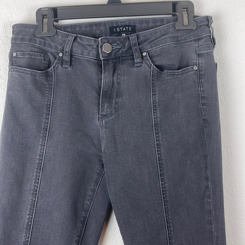 1.State Gray Skinny Jeans Stretch 1. State View 5